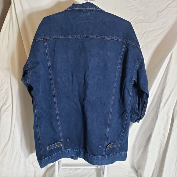Vintage Daniel Brand Over Sized Blue Denim Jacket - Picture 7 of 11